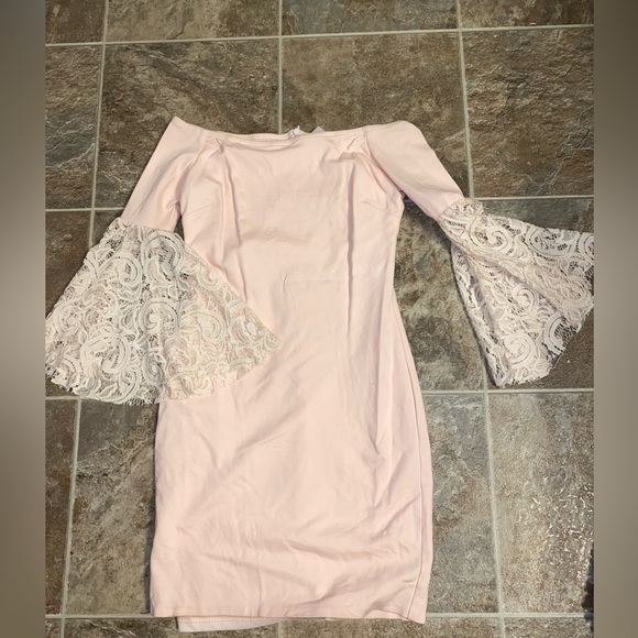 Off Shoulder Light Pink Tiki main image 0
